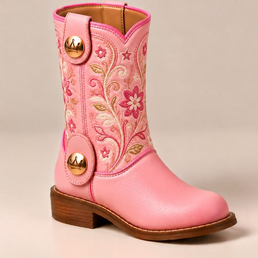 Bota Kibibi con caña floral