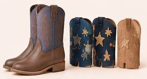 Botas Kibibi para niño, diseño Estrellas