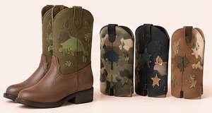Botas Kibibi para niño, diseño Camuflaje